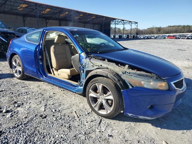 1HGCS22819A009918 - 2009 HONDA ACCORD EXL BLUE photo 4