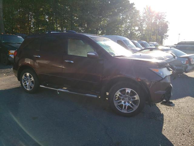 2HNYD28699H521054 - 2009 ACURA MDX TECHNOLOGY BURGUNDY photo 4