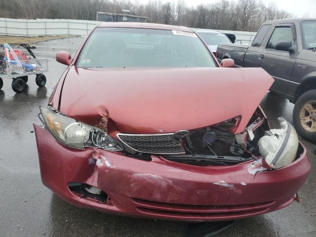 4T1BE32K94U266640 - 2004 TOYOTA CAMRY LE RED photo 5