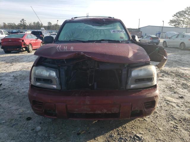 1GNDT13S352166222 - 2005 CHEVROLET TRAILBLAZE LS RED photo 5