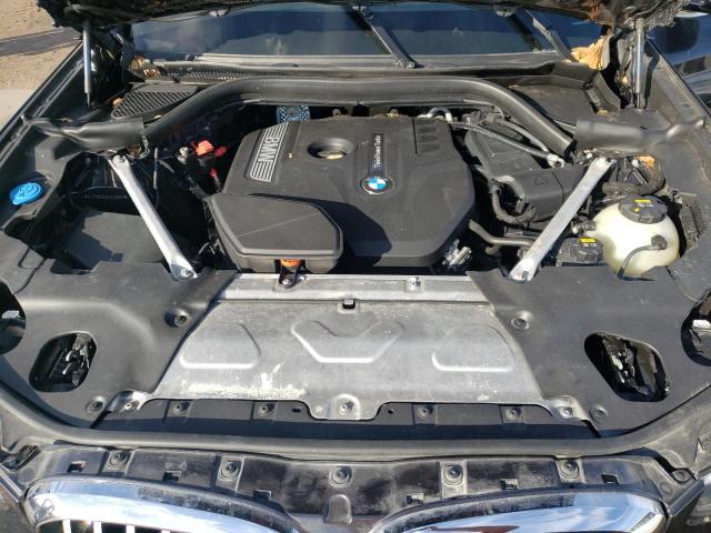 5UXTR9C59KLE13892 - 2019 BMW X3 XDRIVE30I Սև լուսանկար 12