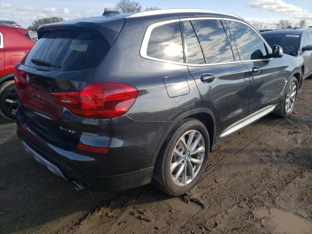 5UXTR9C59KLE13892 - 2019 BMW X3 XDRIVE30I Սև լուսանկար 3
