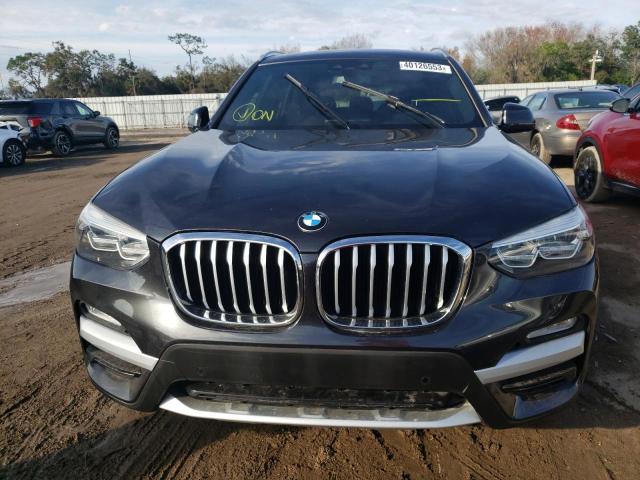 5UXTR9C59KLE13892 - 2019 BMW X3 XDRIVE30I Սև լուսանկար 5