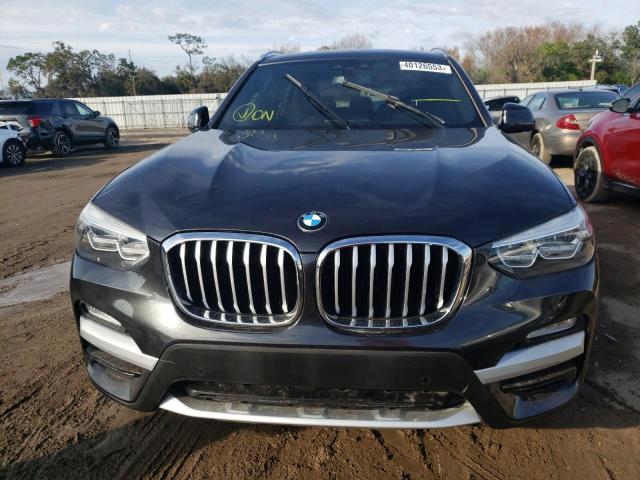 5UXTR9C59KLE13892 - 2019 BMW X3 XDRIVE30I BLACK photo 5