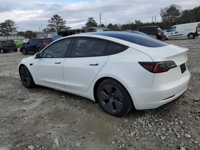 5YJ3E1EAXPF552896 - 2023 TESLA MODEL 3 WHITE photo 2