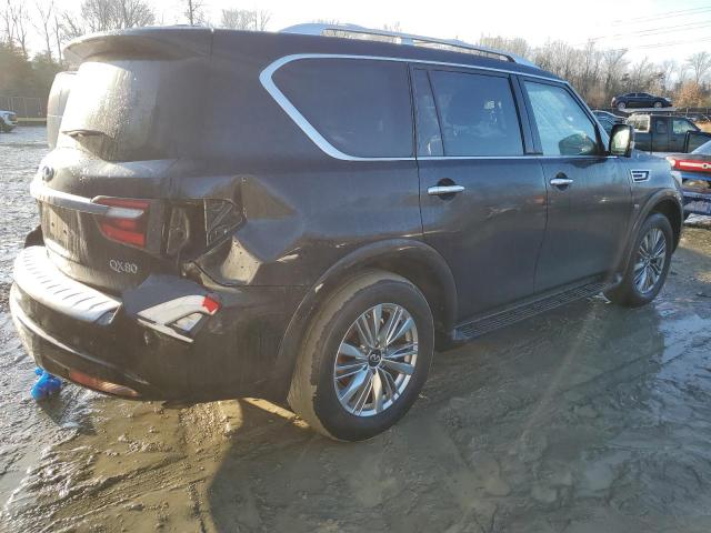 JN8AZ2NE3K9230712 - 2019 INFINITI QX80 LUXE BLACK photo 3