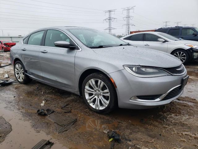 1C3CCCABXFN536203 - 2015 CHRYSLER 200 LIMITED SILVER photo 4