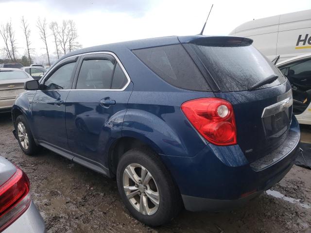 2CNFLCEW7A6311106 - 2010 CHEVROLET EQUINOX LS BLUE photo 2