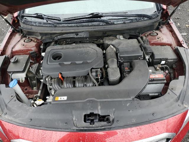 5NPE24AF3FH136628 - 2015 HYUNDAI SONATA SE RED photo 11