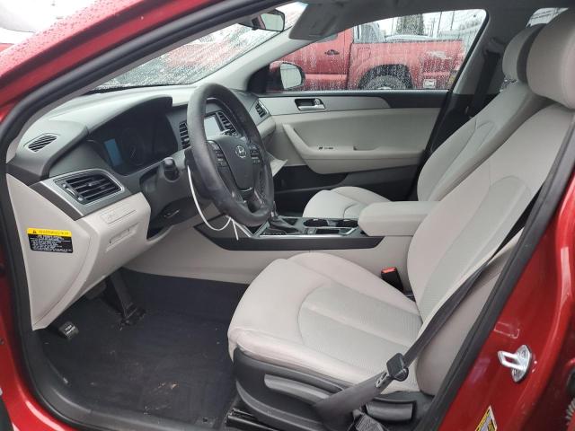 5NPE24AF3FH136628 - 2015 HYUNDAI SONATA SE RED photo 7