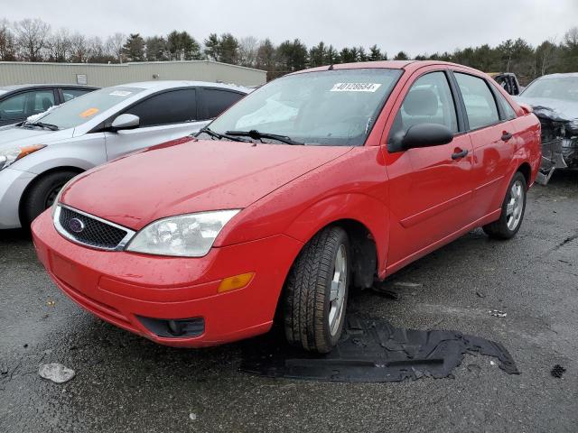 1FAFP34N95W196625 - 2005 FORD FOCUS ZX4 RED photo 1
