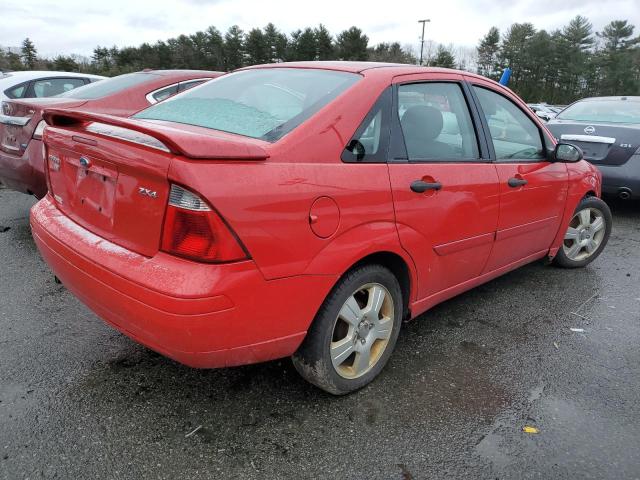 1FAFP34N95W196625 - 2005 FORD FOCUS ZX4 RED photo 3