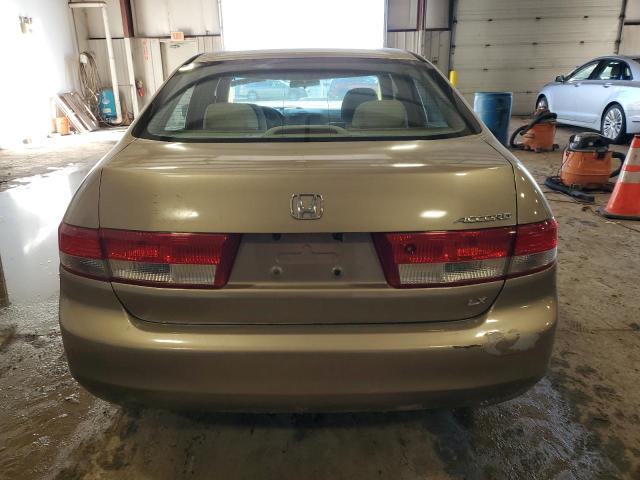 1HGCM563X4A108630 - 2004 HONDA ACCORD LX BEIGE photo 6