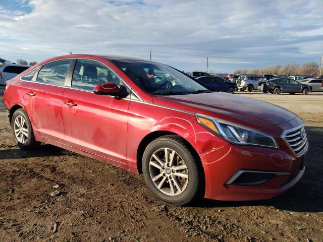 5NPE24AF4GH398336 - 2016 HYUNDAI SONATA SE RED photo 4