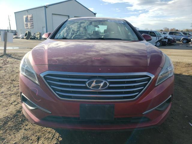 5NPE24AF4GH398336 - 2016 HYUNDAI SONATA SE RED photo 5