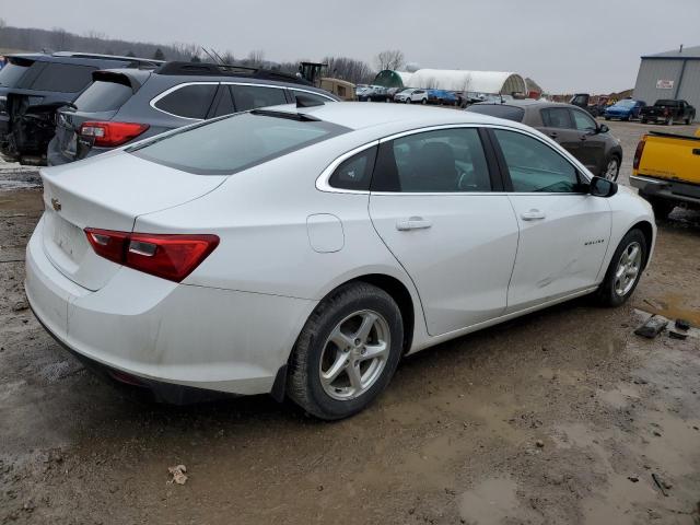 1G1ZB5ST9JF271619 - 2018 CHEVROLET MALIBU LS WHITE photo 3