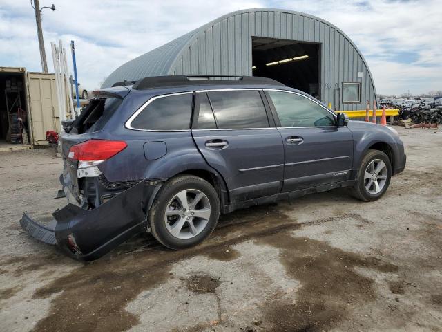 4S4BRCPC9E3296010 - 2014 SUBARU OUTBACK 2.5I LIMITED BLUE photo 3