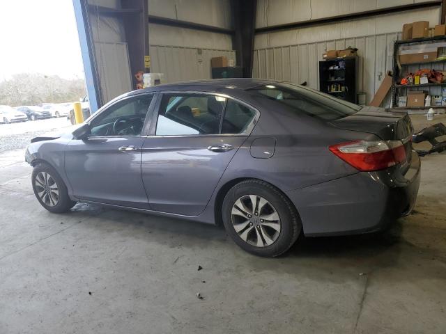 1HGCR2F38EA185529 - 2014 HONDA ACCORD LX GRAY photo 2