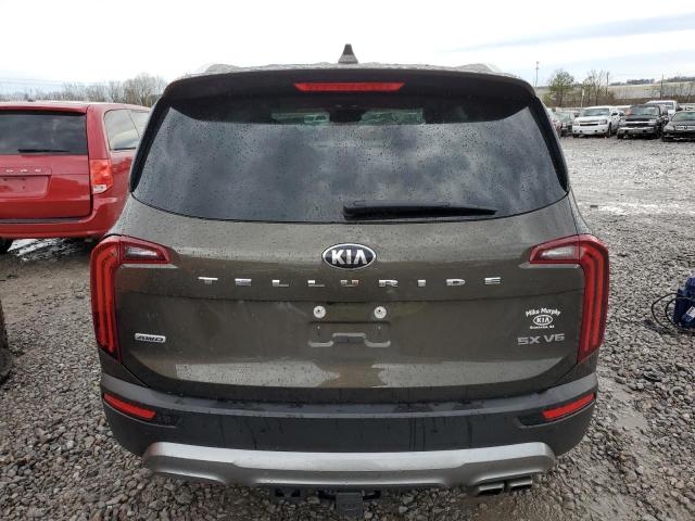 5XYP5DHC4MG186311 - 2021 KIA TELLURIDE SX TAN photo 6