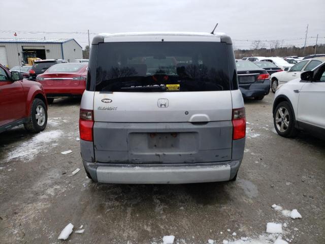 5J6YH28314L006880 - 2004 HONDA ELEMENT LX GRAY photo 6