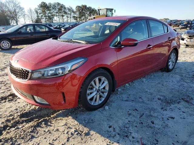 3KPFL4A77HE019023 - 2017 KIA FORTE LX RED photo 1