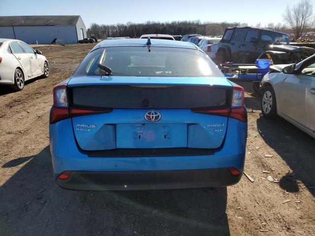 JTDL9MFU6M3023565 - 2021 TOYOTA PRIUS LE BLUE photo 6