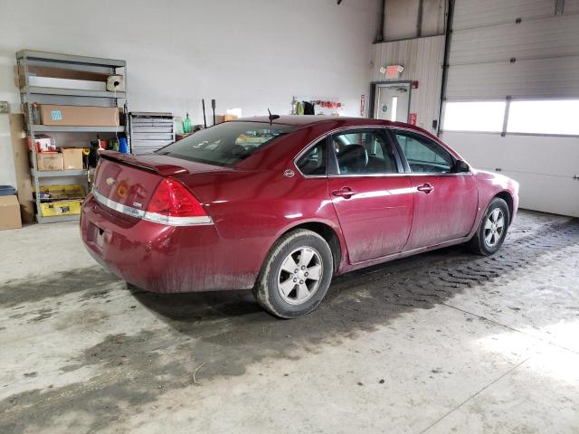 2G1WT58K989155810 - 2008 CHEVROLET IMPALA LT RED photo 3