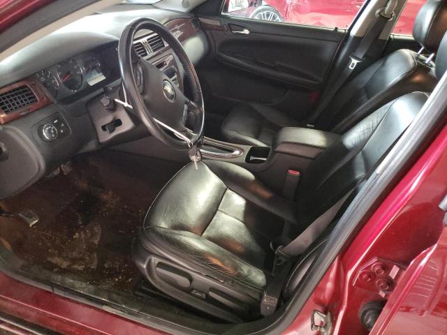 2G1WT58K989155810 - 2008 CHEVROLET IMPALA LT RED photo 7