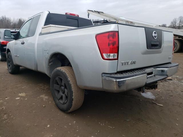 1N6AA06C98N338897 - 2008 NISSAN TITAN XE SILVER photo 2