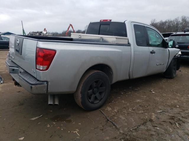 1N6AA06C98N338897 - 2008 NISSAN TITAN XE SILVER photo 3