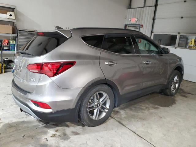 5NMZUDLBXJH099525 - 2018 HYUNDAI SANTA FE S GRAY photo 3