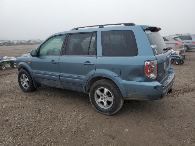 5FNYF28647B004103 - 2007 HONDA PILOT EXL TEAL photo 2