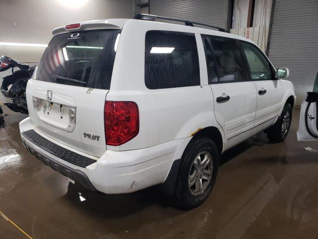 5FNYF18455B061464 - 2005 HONDA PILOT EX WHITE photo 3