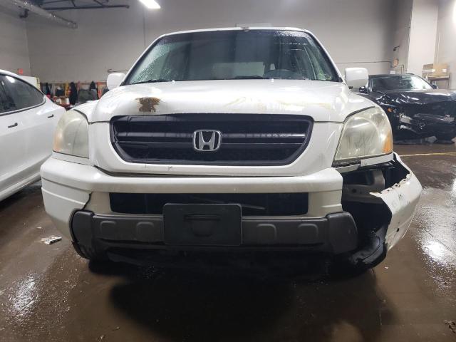 5FNYF18455B061464 - 2005 HONDA PILOT EX WHITE photo 5