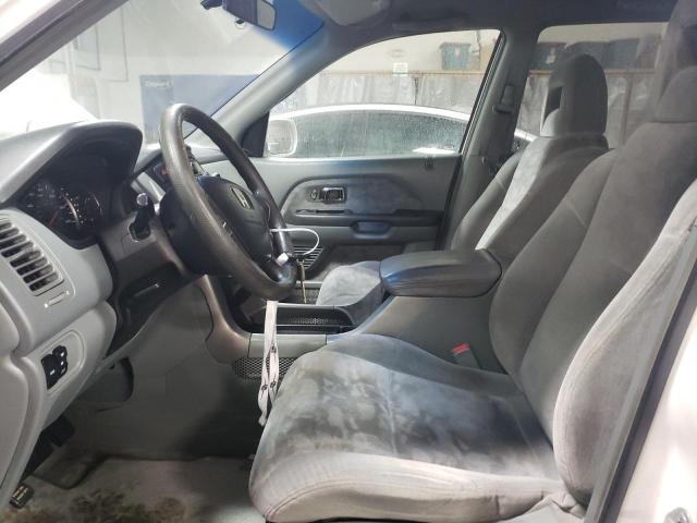 5FNYF18455B061464 - 2005 HONDA PILOT EX WHITE photo 7