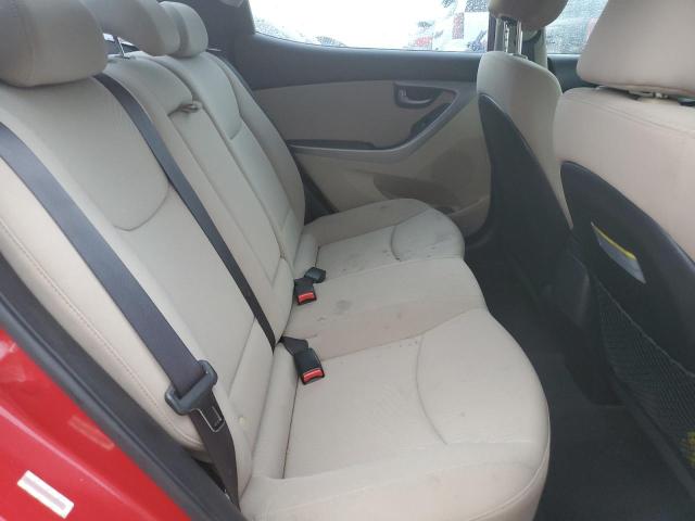 KMHDH4AE7FU278340 - 2015 HYUNDAI ELANTRA SE RED photo 10