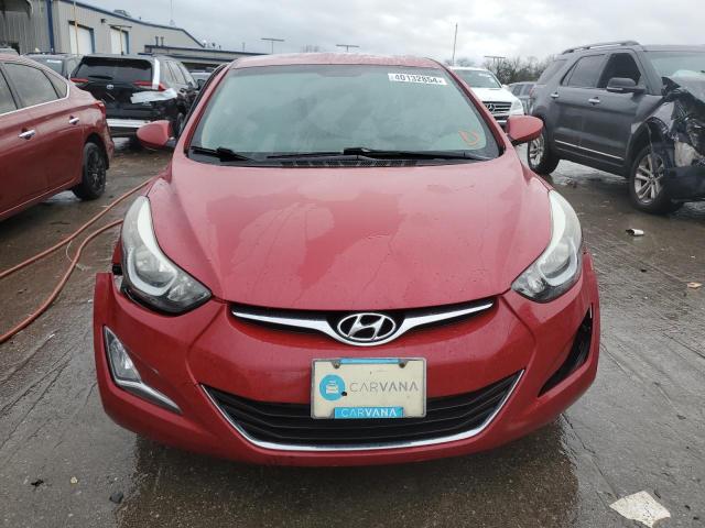 KMHDH4AE7FU278340 - 2015 HYUNDAI ELANTRA SE RED photo 5