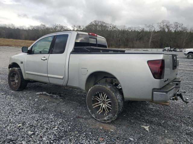 1N6AA06A24N542773 - 2004 NISSAN TITAN XE SILVER photo 2