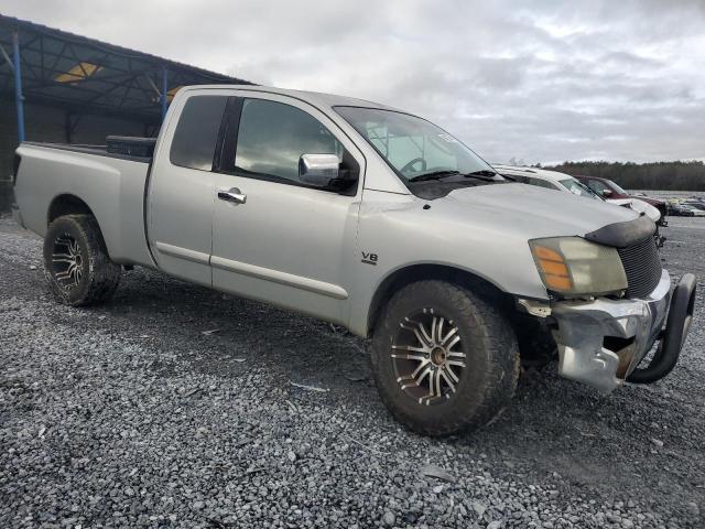 1N6AA06A24N542773 - 2004 NISSAN TITAN XE SILVER photo 4