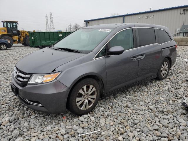 5FNRL5H60EB061006 - 2014 HONDA ODYSSEY EXL GRAY photo 1