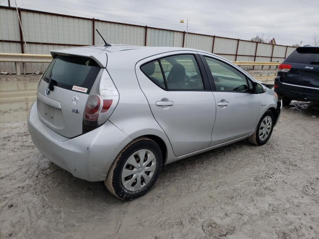 JTDKDTB30E1557949 - 2014 TOYOTA PRIUS C SILVER photo 3