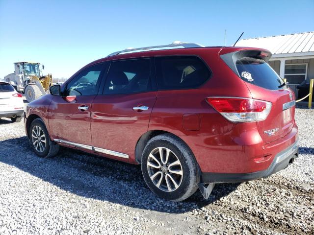 5N1AR2MN5GC602263 - 2016 NISSAN PATHFINDER S MAROON photo 2