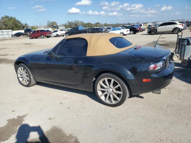 JM1NC25F180139118 - 2008 MAZDA MX-5 MIATA BLACK photo 2