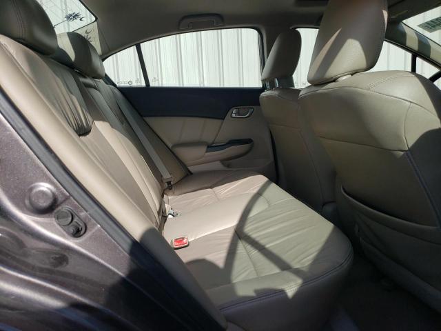 19XFB2F94CE040101 - 2012 HONDA CIVIC EXL ნაცრისფერი ფოტო 10