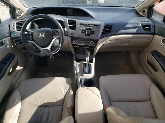 19XFB2F94CE040101 - 2012 HONDA CIVIC EXL ნაცრისფერი ფოტო 8