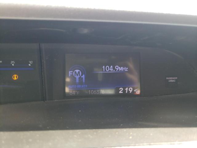 19XFB2F94CE040101 - 2012 HONDA CIVIC EXL ნაცრისფერი ფოტო 9