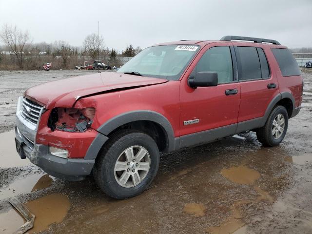 1FMEU73E86UA55903 - 2006 FORD EXPLORER XLT RED photo 1