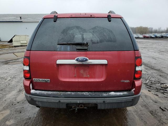 1FMEU73E86UA55903 - 2006 FORD EXPLORER XLT RED photo 6