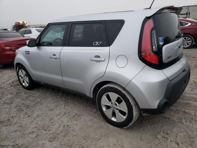 KNDJN2A25F7752746 - 2015 KIA SOUL SILVER photo 2