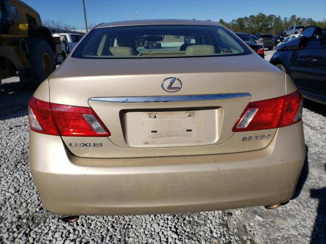 JTHBJ46G972022996 - 2007 LEXUS ES 350 GOLD photo 6